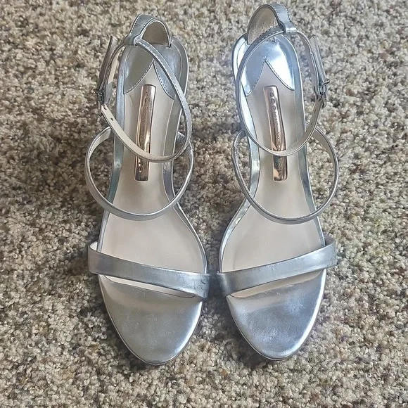Sophia Webster Silver Sandals with Strappy Design - Picture 2 of 13